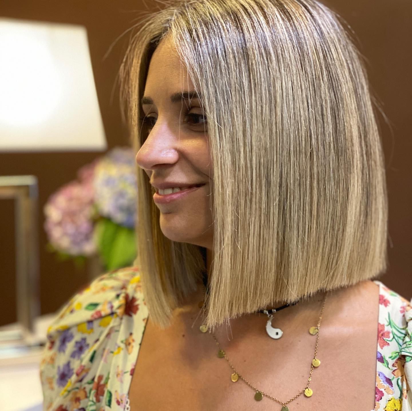 mechas rubias llanes